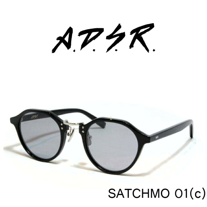 楽天市場】A.D.S.R. adsr サングラス SATCHMO サッチモ 01(c) (Shiny  