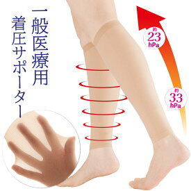 一般医療用着圧サポーター極薄型 2足4枚組 むくみ 血行促進 ストッキング リンパ 立ち仕事 薄手 男女兼用 日本製