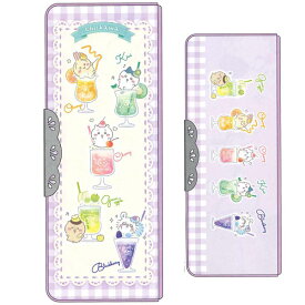ちいかわ 2025年新入学 コンパクト筆入れ ヨコピタ 筆箱 S1314440 2ドア 両面 2024年12月 女の子 かわいい 文房具 ペンケース　小学生【re】
