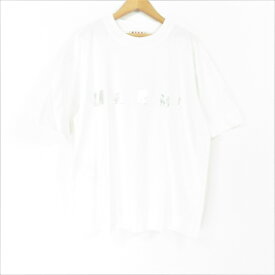 MARNI マルニ THJET49EPD SCQ87 半袖Tシャツ ホワイト系 40 コットン100％ AY2202A39 【中古】