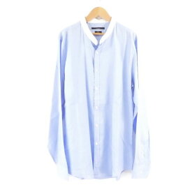 美品 GUCCI グッチ スタンドカラーシャツ 1点 ブルー M コットン100% メンズ AY3802A67 【中古】