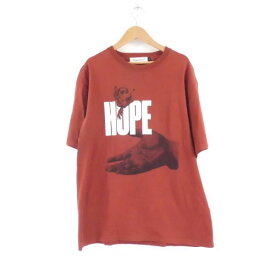 UNDERCOVER アンダーカバー HOPE TEE(UC2A3801) 半袖Tシャツ 1点 レッド 3 コットン100% メンズ AY3828A67 【中古】