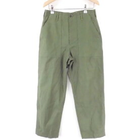 美品 THE SHINZONE ザ シンゾーン 15AMSPA18 BAKER PANTS べイカーパンツ 1点 カーキ 36 綿100％ コットン 厚手 センタープレス ボトムス レディース AU1929A69 【中古】