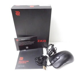 美品 BenQ ベンキュー ZOWIE ZA13 ゲーミングマウス For E-Sports 1点 ブラック 有線 eスポーツ ゲーム PC周辺機器 HU437C 【中古】