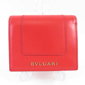 美品 BVLGARI ブルガリ セルペンティ フォーエバー 三つ折り財布 コンパクトウォレット サイフ レディース AM4910W1 【中古】