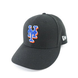 美品 NEW ERA ニューエラ Pre-Curved 59FIFTY MLB Rear Embroidery New York METS ベースボールキャップ 7(55.8cm) ポリエステル 6パネル 帽子 MLB メッツ 野球 メンズ AU2200C 【中古】