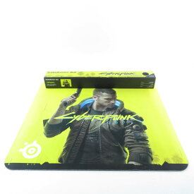 美品 steelseries スティールシリーズ Cyberpunk 2077 Qck ゲーミングマウスパッド 1点 FPS eスポーツ PC周辺機器 兼用 HY788C 【中古】