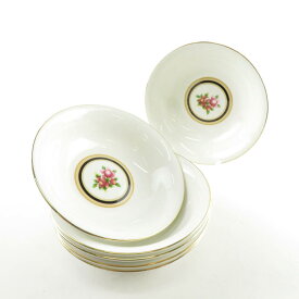 美品 WEDGWOOD ウェッジウッド CLIO クリオ シリアルボウル 6枚 深皿 ディープ セット 壺ロゴ サラダ SY7554D 【中古】