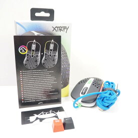 美品 Xtrfy エクストリファイ M4 RGB STREET EDITION ゲーミングマウス 有線 eスポーツ 4000個限定 HM363C 【中古】