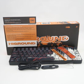 美品 HIGROUND 100 Thieves x Higround 65%ゲーミングキーボード Geostone コラボ ゲーム PC周辺機器 HU809 【中古】