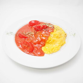 美品 トマトオムライス エビフライ スープ 食品サンプル 3点 セット おまとめ 洋食 実寸大 展示用 HO323 【中古】