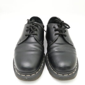 DR. MARTEN ドクターマーチン 1461 3ホールシューズ UK8/US9(27cm相当） スムースレザー ブラック ホワイトステッチ 革靴 ブーツ メンズ AU2538 【中古】