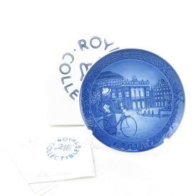 未使用 ROYAL COPENHAGEN ロイヤルコペンハーゲン 2016年 イヤープレート 1枚 飾り皿 記念 ST39C 【中古】