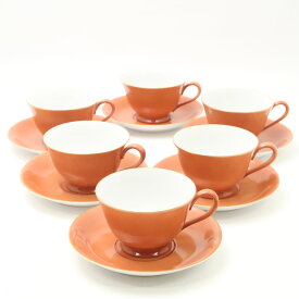 Noritake ノリタケ カップ＆ソーサー 6客 セット ティー コーヒー マルキ印 オールド SO1100 【中古】