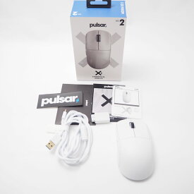 美品 Pulsar Gaming Gears パルサー X2 ワイヤレス ゲーミングマウス 56g SIZE2 FPS eスポーツ PC周辺機器 HY1003 【中古】