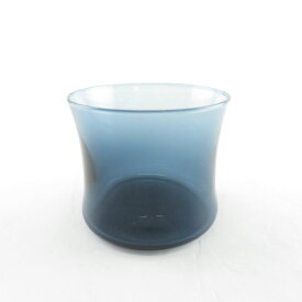 美品 iittala イッタラ Exhibition edition 2002 Timo Sarpaneva タンブラー ブルー グラス コップ 北欧 フィンランド SY9167A1 【中古】