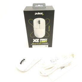 美品 Pulsar Gaming Gears パルサー crazylight size1 mini ワイヤレスゲーミングマウス 無線 eスポーツ ゲーム HM830 【中古】