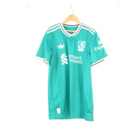 美品 adidas アディダス 25-26 リヴァプール 3rd オーセンティック ユニフォーム 半袖 25-26 プレミアリーグ レディース HD300A91 【中古】
