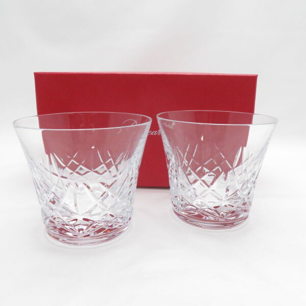 未使用 Baccarat バカラ アリア 2025年 タンブラー 2客 ペア ロックグラス オールドファッション SO4529P1 【中古】