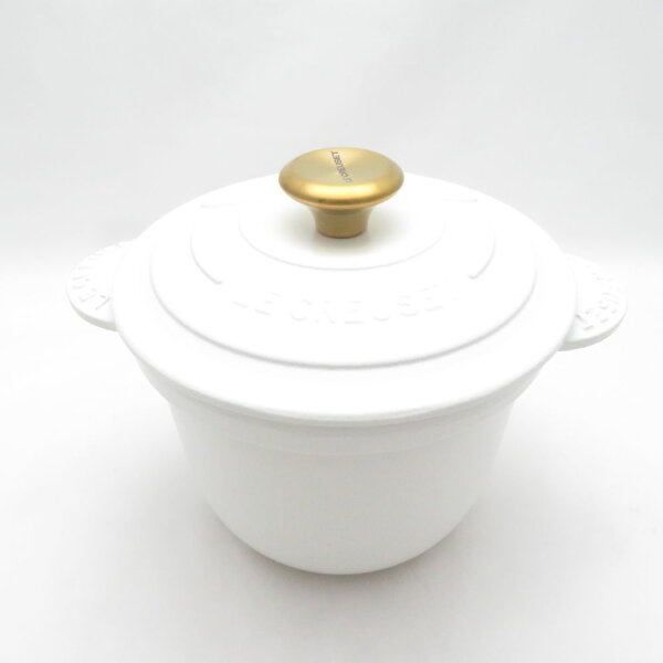 美品 Le Creuset ルクルーゼ ミッキーマウス ココットエブリィ 両手鍋 インナーリッド 2点 ディズニーコラボ 18cm SO4645Q1 【中古】