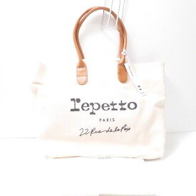 美品 repetto レペット TOILE トワレ キャンバス トートバッグ 1点 レディース AY3899C 【中古】