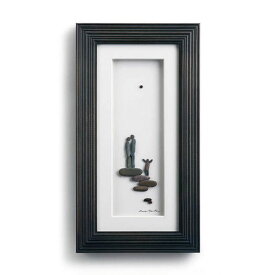【The Sharon Nowlan Collection】Joy Wall Art【DEMDACO】シャロン・ノウラン コレクション アートフレーム 自然素材 小石 流木 貝殻 小枝 海洋ガラス シンプル 素朴 インテリア 額縁 イラスト 壁面飾り フォトフレーム #1004370013