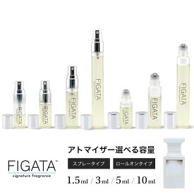 [FIGATA]ミニ香水 原材料/ ソレイユネージュ オードパルファン 香水 お試し 選べる 容量 1.5ml 3ml 5ml スプレー ロールオン アトマイザー ネコポス