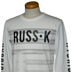 RUSS-K(ラスケー)_メンズ_長袖Tシャツ【ホワイト(01)】_311638301