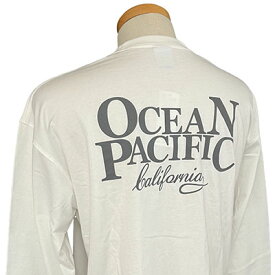 OCEAN PACIFIC（オーシャンパシフィック）_メンズ_長袖Tシャツ【アイボリー(IVO)】_533082