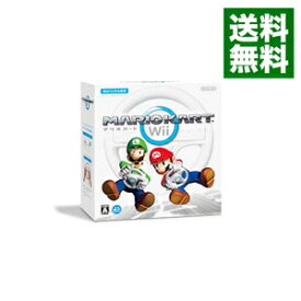 【中古】【全品10倍！4/25限定】Wii 【Wiiハンドル・Wiiハンドル説明書同梱】マリオカートWii