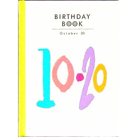 【中古】Birthday　book　10月20日 / 同朋舎出版