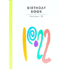 【中古】Birthday　book　10月22日 / 同朋舎出版