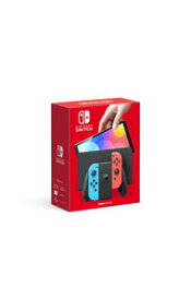 【中古】Nintendo　Switch　有機ELモデル　Joy－Con（L）　ネオンブルー／（R）　ネオンレッド　（HEG－S－KABAA）