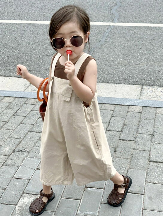 楽天市場】【 子供服 2点で15％OFF】 女の子 オールインワン 