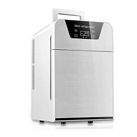 ミニ冷蔵庫 冷温庫 22L 小型冷蔵庫 ミニ保冷庫 保温・保冷両用 -3℃?65℃ エコモード搭載 省エネ 高密度発泡ウレタン採用 ペルチェ式 小型 ポータブル 静音 LCD温度表示 AC/DC給電 電源コード付属 12V車対応 持ち運び便利 コンパクト