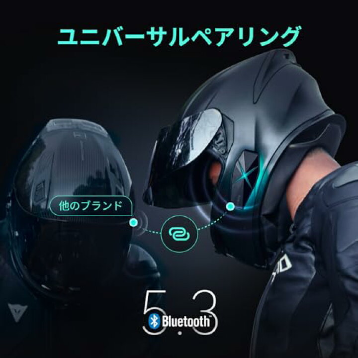楽天市場】ASMAX バイク インカム 日本語音声制御 インカム 最大10人 