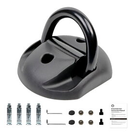 AKM バイク ロック バイク グランドアンカー 地球ロック コンクリート オートバイ 原付 自転車 ロック 盗難防止 (ブラック, グランドアンカー)