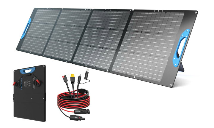 楽天市場】ENERNOVA ソーラーパネル 200W IP68防水 折りたたみ式 