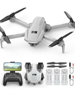 Holy Stone �h���[�� 100g���� �\���s�v ���^ 1080P�J���� �q������ �o�b�e���[3�� 33����s���� �܂��� ���� �������񃂁[�h �T�[�N�����[�h ���x�ێ� 2.4GHz ���[�h1/2���R�]���� �a�����v���[��