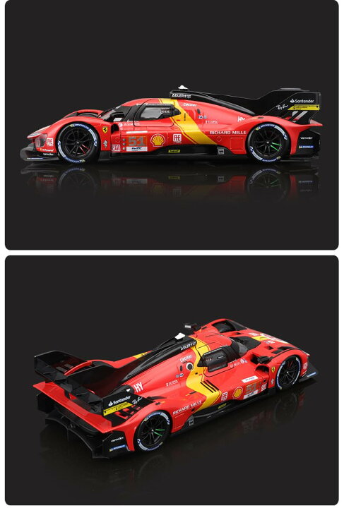 楽天市場】Bburago 1:24 フェラーリ499P LMHダイキャストカー Ferrari 