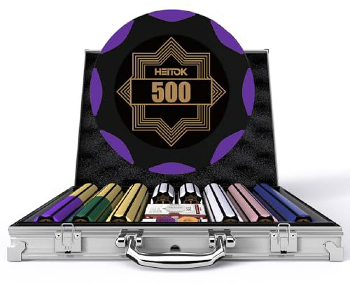 楽天市場】テキサスホールデム用クレイポーカーチップセット 500枚 