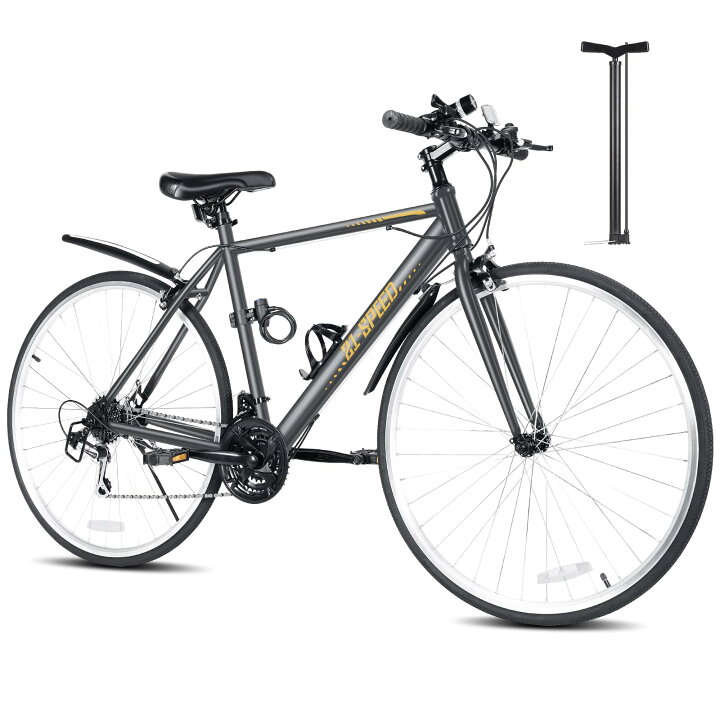 楽天市場】Mixiu クロスバイク シマノ製21段変速 自転車 700C 27インチ 