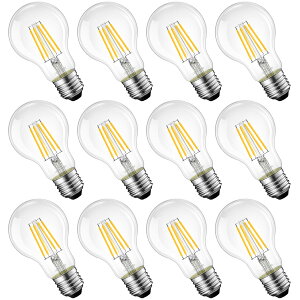 LVWIT �t�B�������g�d�� LED�d�� 6W�i60W�`�����j E26���� A60 2700K�d���F 806lm �N���A�^�C�v ���g���d�� ���͋C �񒲌� PSE 12��