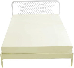 ボックスシーツ クイーン 160x200x30cm アイボリー マットレスカバー 無地 マチ部分約30cm 全周ゴム付き ベッドシーツ ベットカバー 柔らかい 洋式・和式兼用 毛玉なし 着脱簡単 抗菌防臭 防ダニ