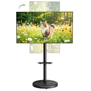ECOTINY �e���r�X�^���h 37~86�C���`�Ή� �c����] �Ǌ� �ϐk �ړ��� ������ �n�C�^�C�v �e���r�� VESA/��200�E600mm/�c200�E400mm �ω׏d60kg ����5�i�K���� �p�x��] TV�X�^���h ������� �ȃX�y�[�X 