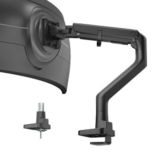 monTEK ���j�^�[�A�[�� Pro 17�E57�C���`�Ή� �ω׏d2�E27kg PC���j�^�[�A�[�� �K�X�X�v�����O�� �A���~������ ��^ �f�B�X�v���C�A�[�� �㉺ ���E ���p�x���� ���K���[�N �V���O���A�[�� �P�[�u