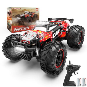 Carox ���W�R�� ���� ���W�R���J�[ �I�t���[�h ���� 25KM/H 1/18RC�J�[ �[�d���o�b�e���[2�t�� ���쎞�Ԗ�60�� �X�s�[�h�����@�\ �Ɨ��T�X�y���V���� 2.4GHZ LED���C�g ������n�`�Ή� �j�̎q �q