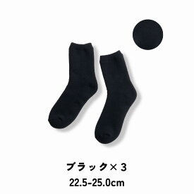 【最大20%OFFクーポン！4/24 20:00～】靴下 冷えとり 3足組 あったか靴下 履くホカロン 吸湿発熱 抗菌・防臭 裏パイル レディース ソックス 冷え取り靴下 ブラック チャコール グレー 黒 22.5cm-25.0cm くつした 保温 ルームソックス 冬 防寒 足元 あったかグッズ