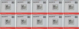 SONY ソニー音楽音声 録音用ミニディスクMDW80T 80分 10枚セット