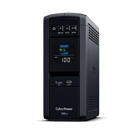 CyberPower(サイバーパワー) CP750PFCLCDJP CyberPower UPS 無停電電源装置 ラインインタラクティブ給電 正弦波 750VA/525W 角度調節可能カラー液晶画面付